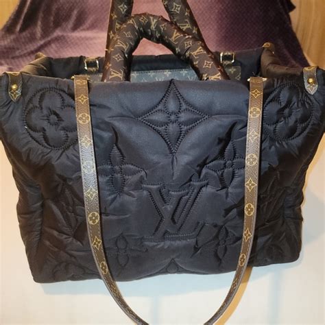 louis vuitton puffer tote.